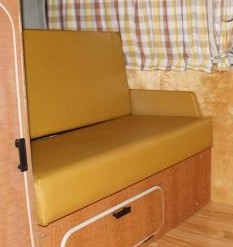 Westfalia Mustard vinyl cover set interior 1968-1970