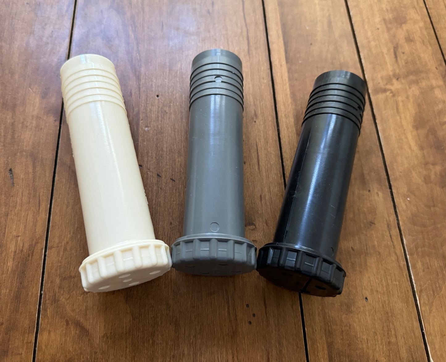 Westfalia filler tube and cap for water tank in White