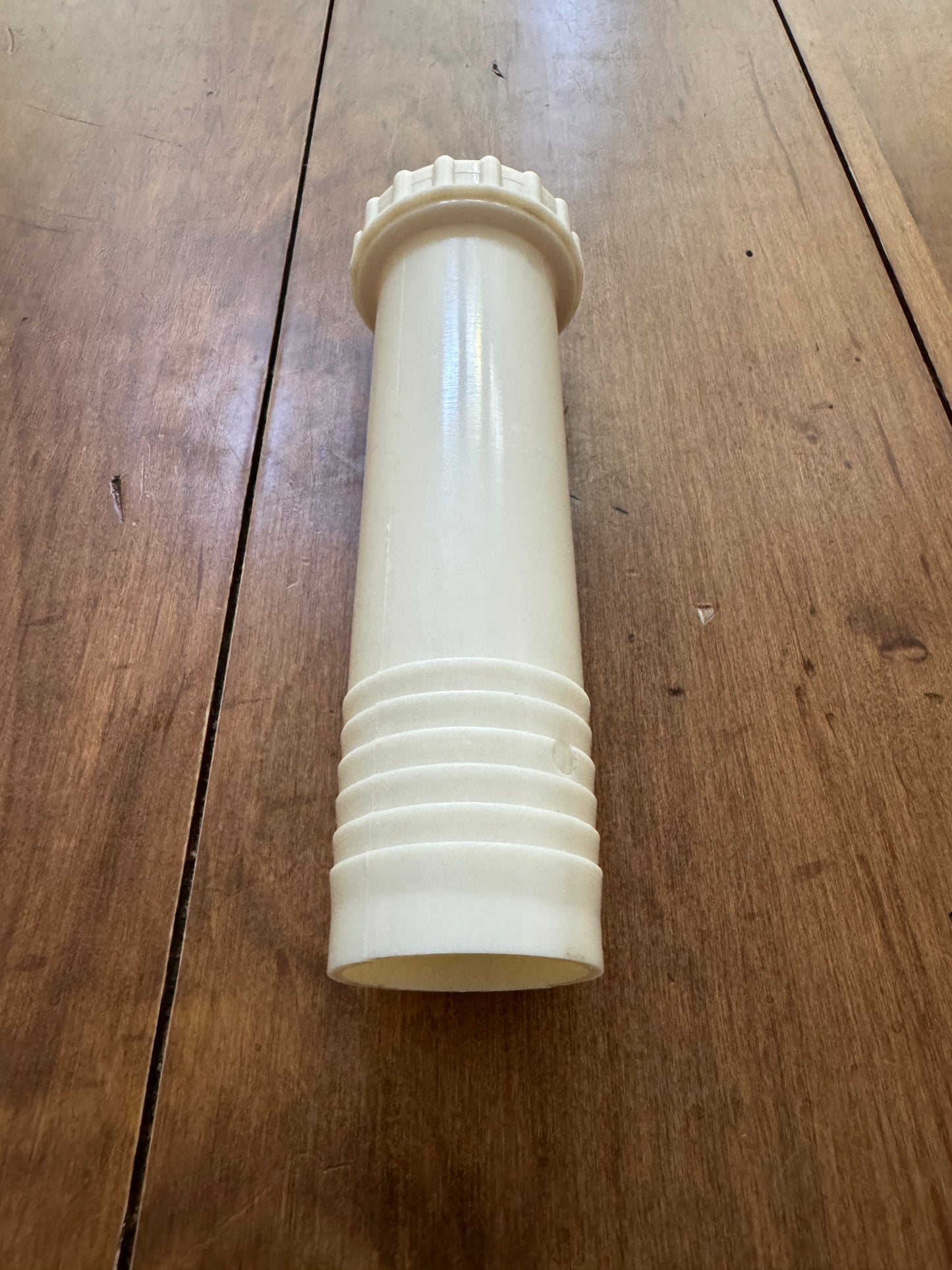 Westfalia filler tube and cap for water tank in White