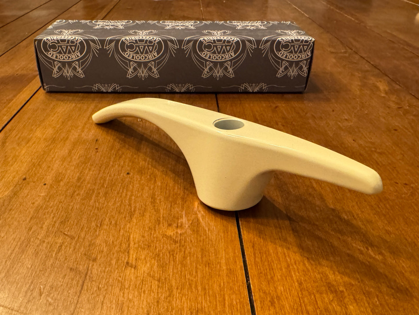 Sliding Door Handle Extended Aluminum - Ivory