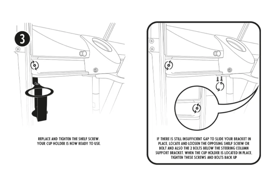 Splitscreen Bus Retractable Cup Holder