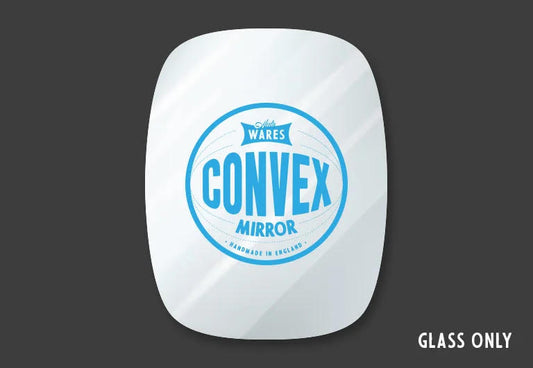 BAY WINDOW CONVEX MIRRORED GLASS, 1968 - 1979 - GLASS ONLY