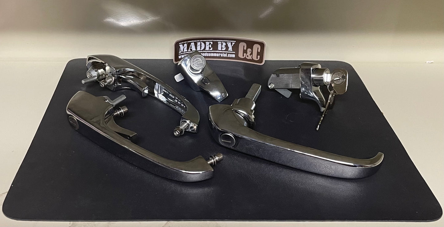 Complete Handle Set On One Key - 72-74 VW Bus