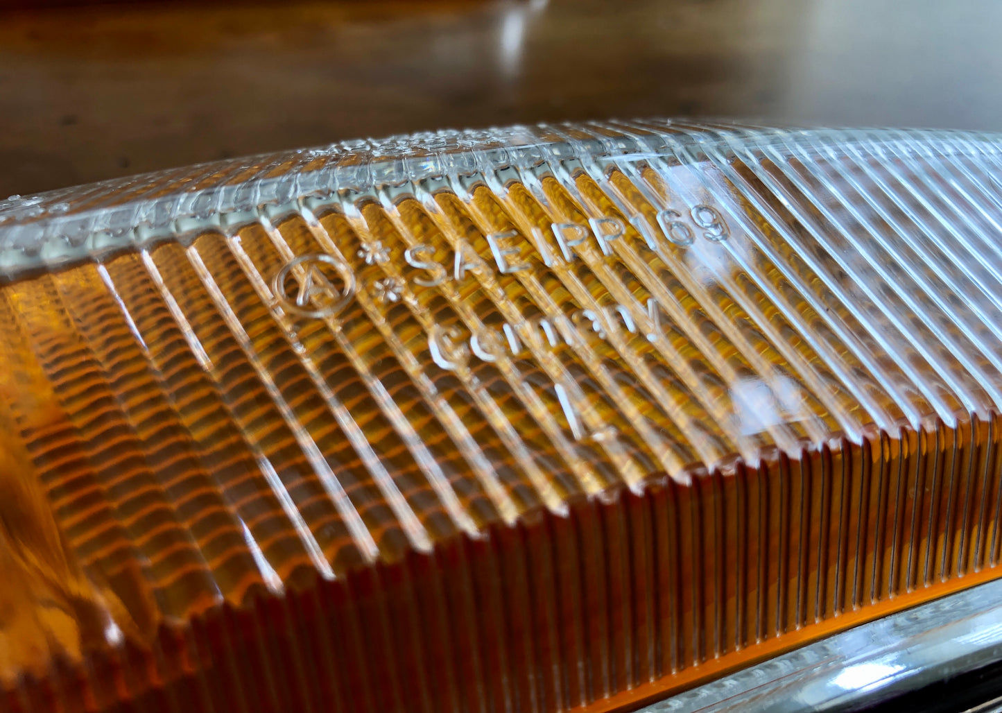 Turn Signal Light Lens Front Left 68-72 Bus German