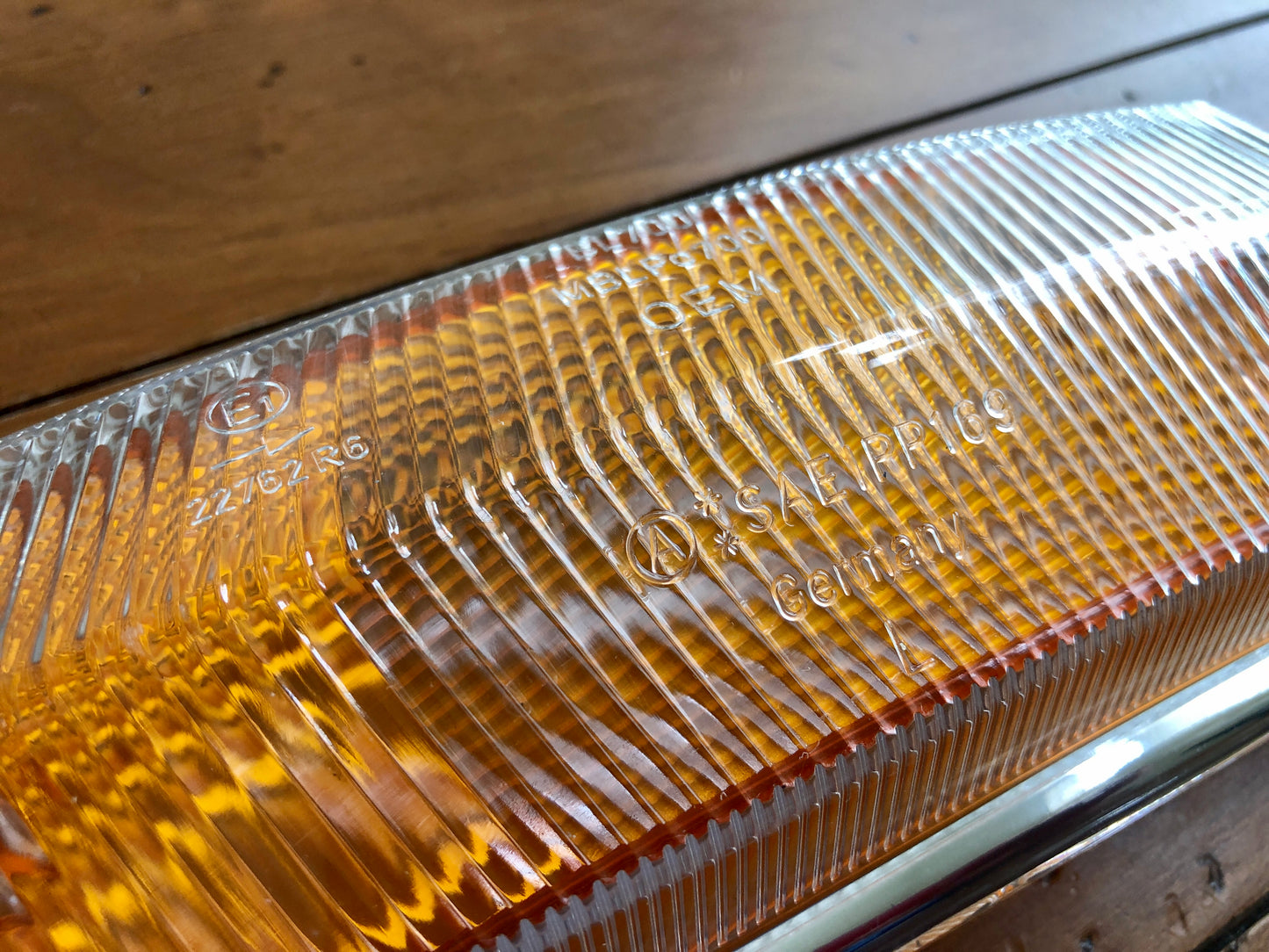 Turn Signal Light Lens Front Left 68-72 Bus German