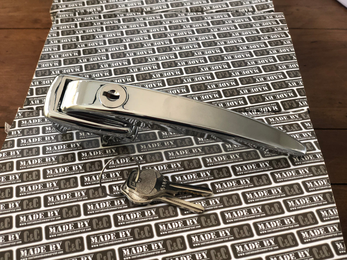 Chrome Cab Door Handle Locking - Fits Bug 47-55 , Bus 50-60