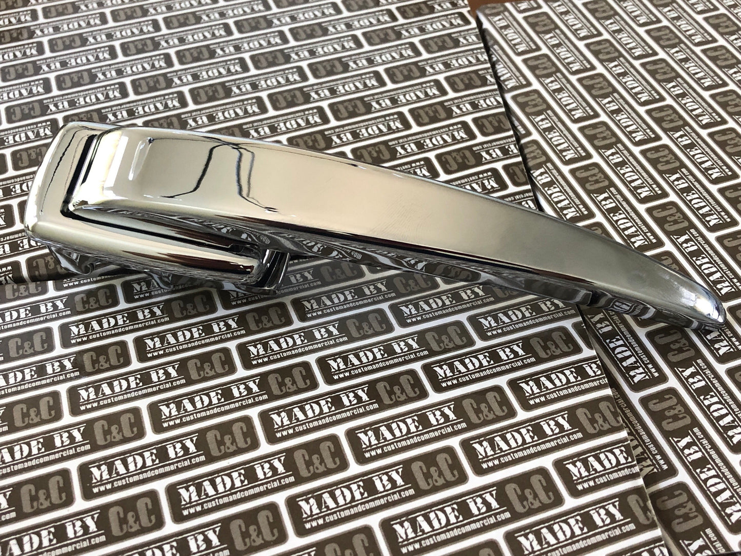 Chrome Door Handle Non Locking - Fits Bus 61-63