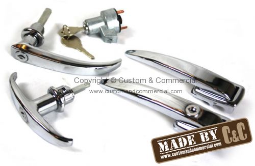 Handle set one locking cab handle Bus