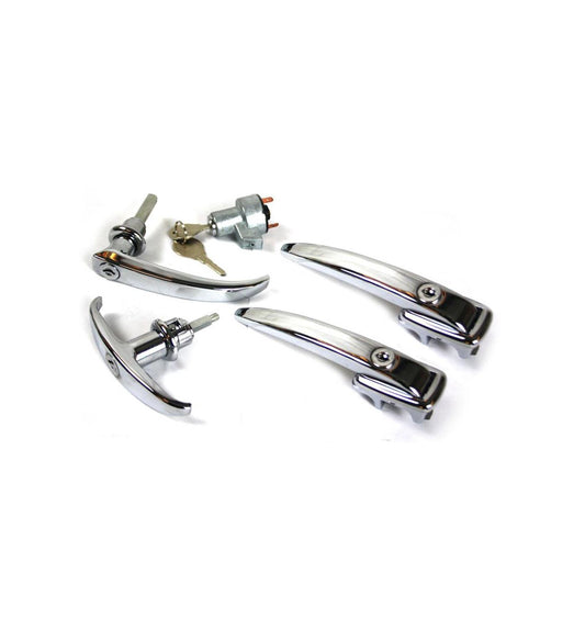 Handle Set Dual Locking Cab Handle Bus 61-63