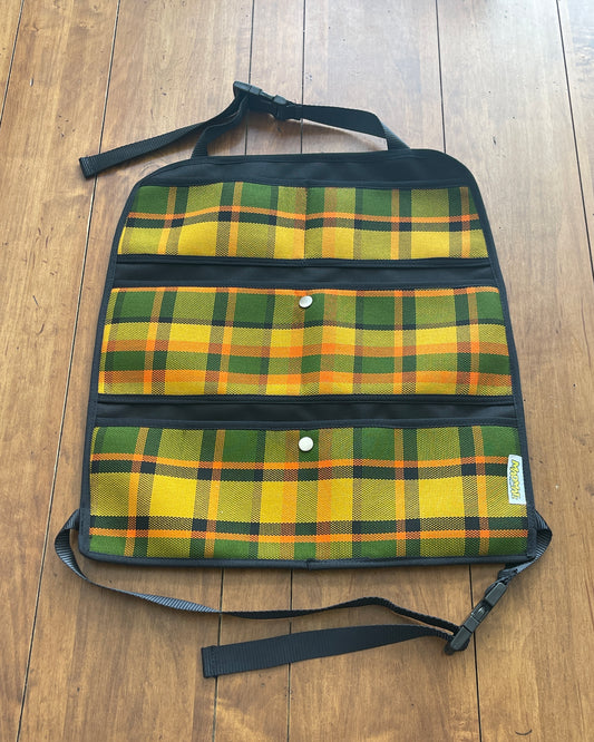 Seat Hanging Storage Westfalia Plaid - Yellow