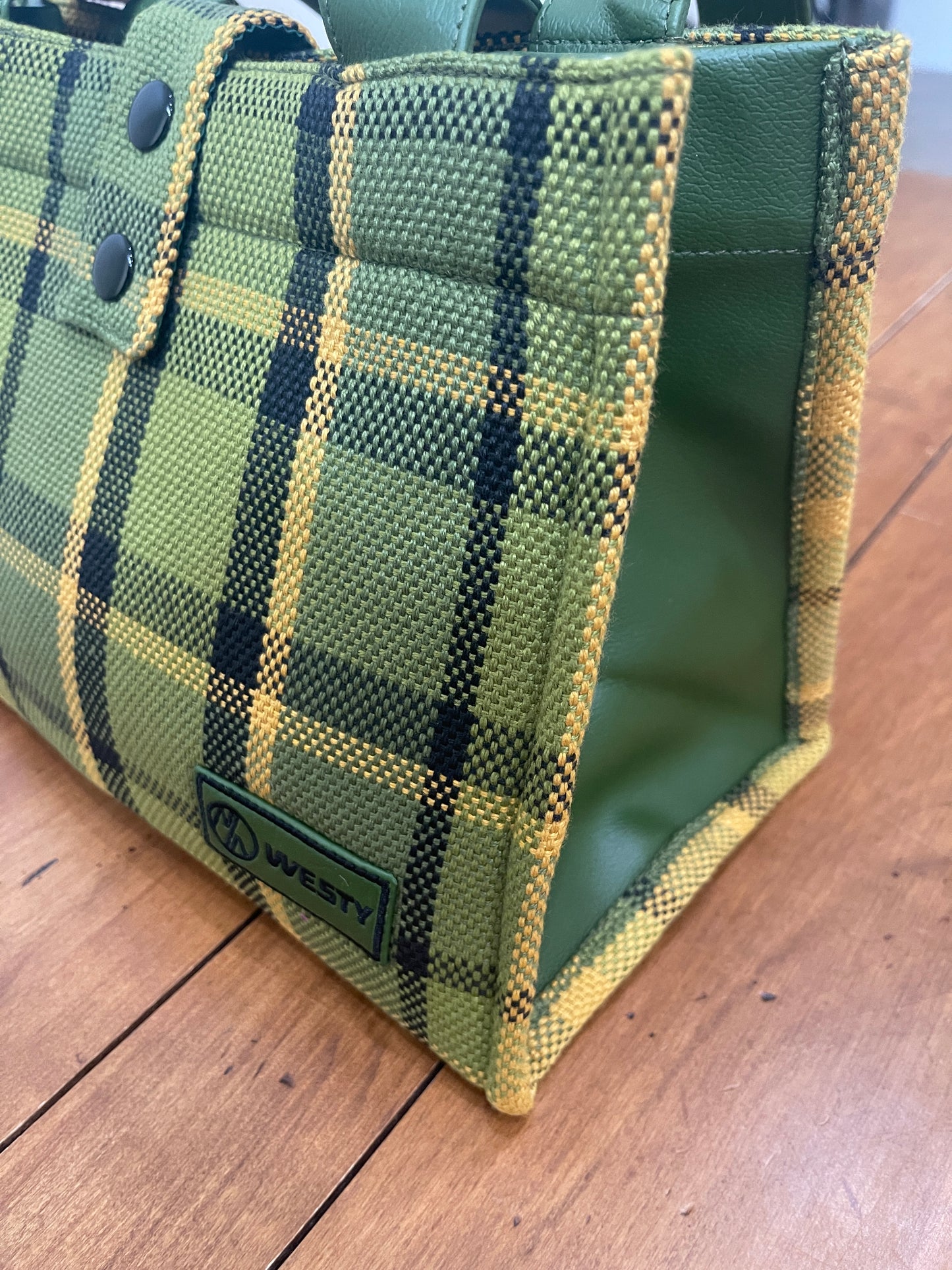 Westy Handbag in Green plaid