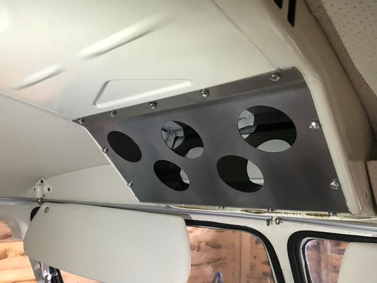 Bus Air Vent Cover With 5 52mm Gauge Holes