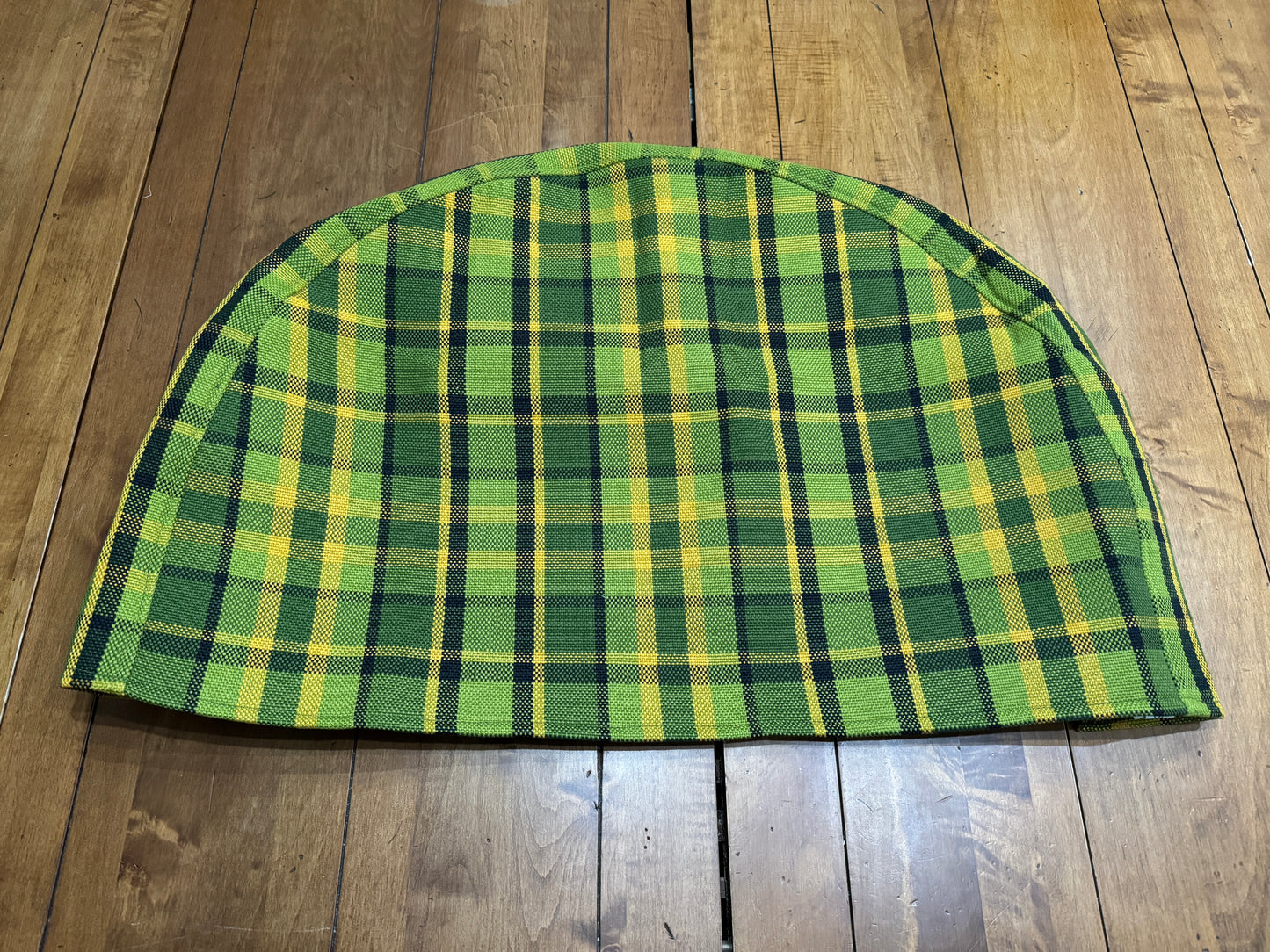 Westfalia Half Spare Wheel Cover in Plaid Green