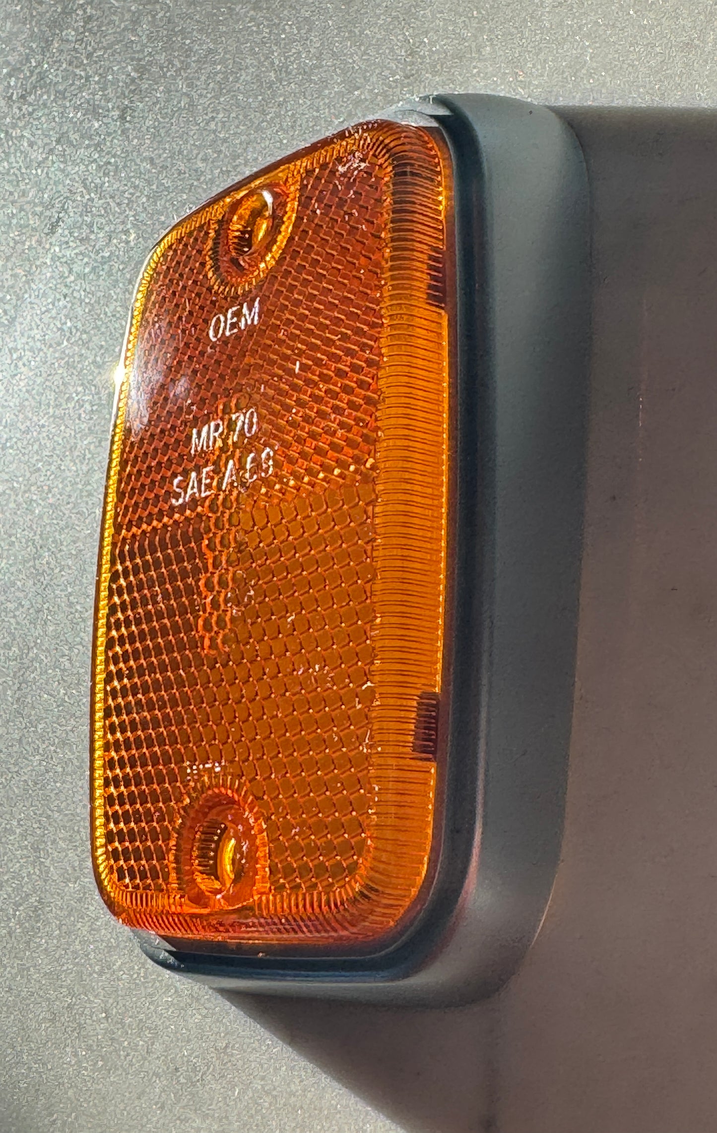 Side Marker - Amber / Silver