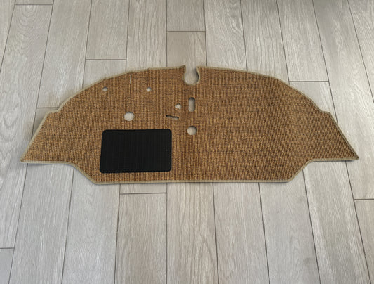 Sisal Cab Floor Mat Bude Color with Sand Edge - 1960 to 1967 Bus