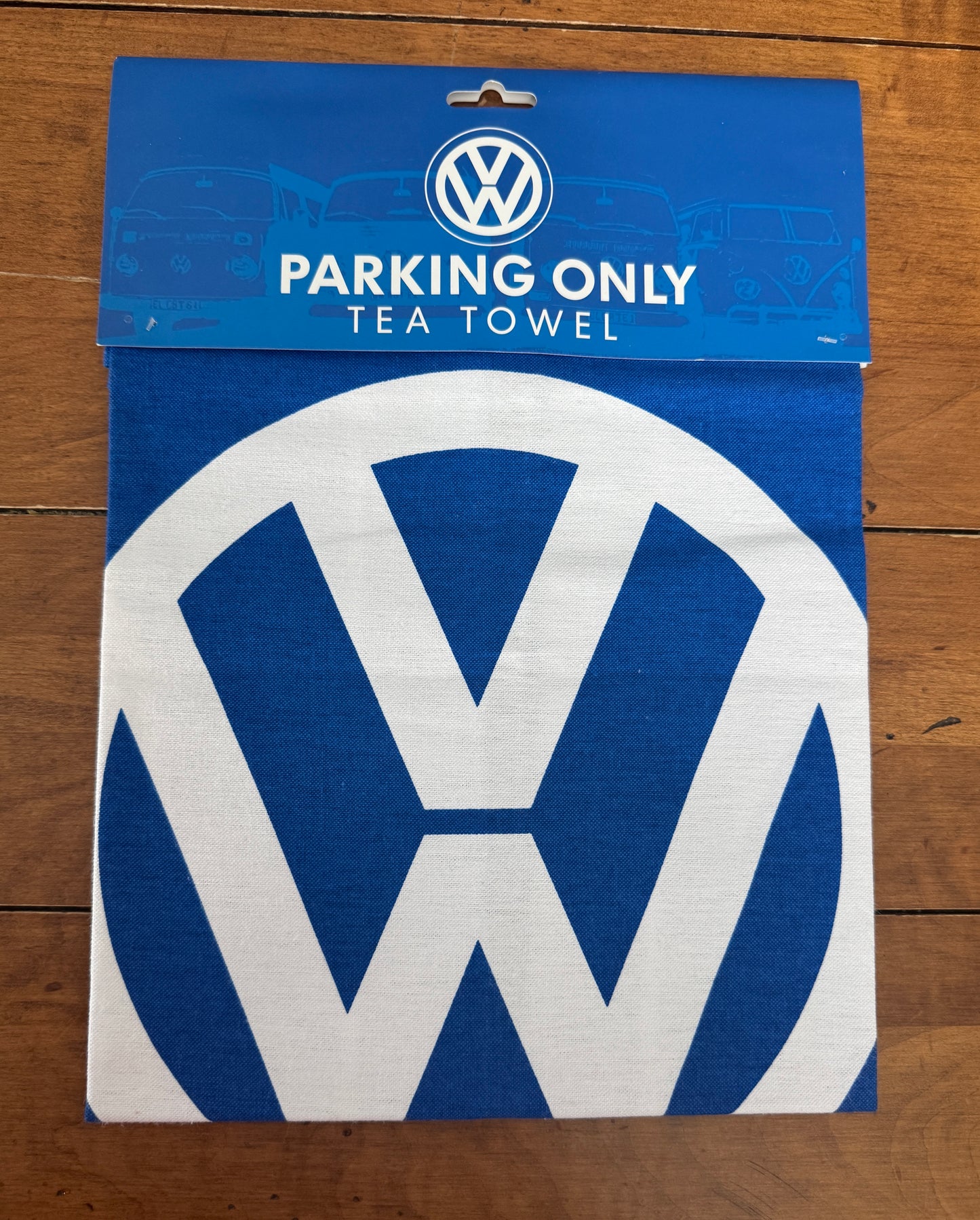 VW Parking Only Banner / Tea Towel