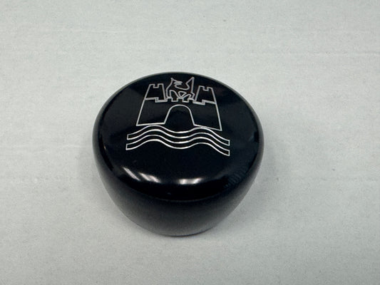 Shifter Knob 12mm Aluminum Black Anodized - Wolfsburg