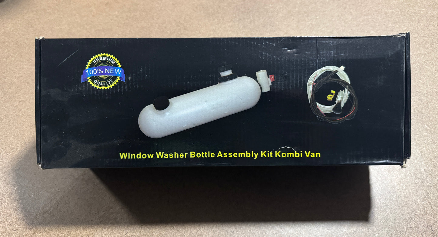 VW Bus Washer Bottle Kit With Electric Pump and Switch 1968-1979