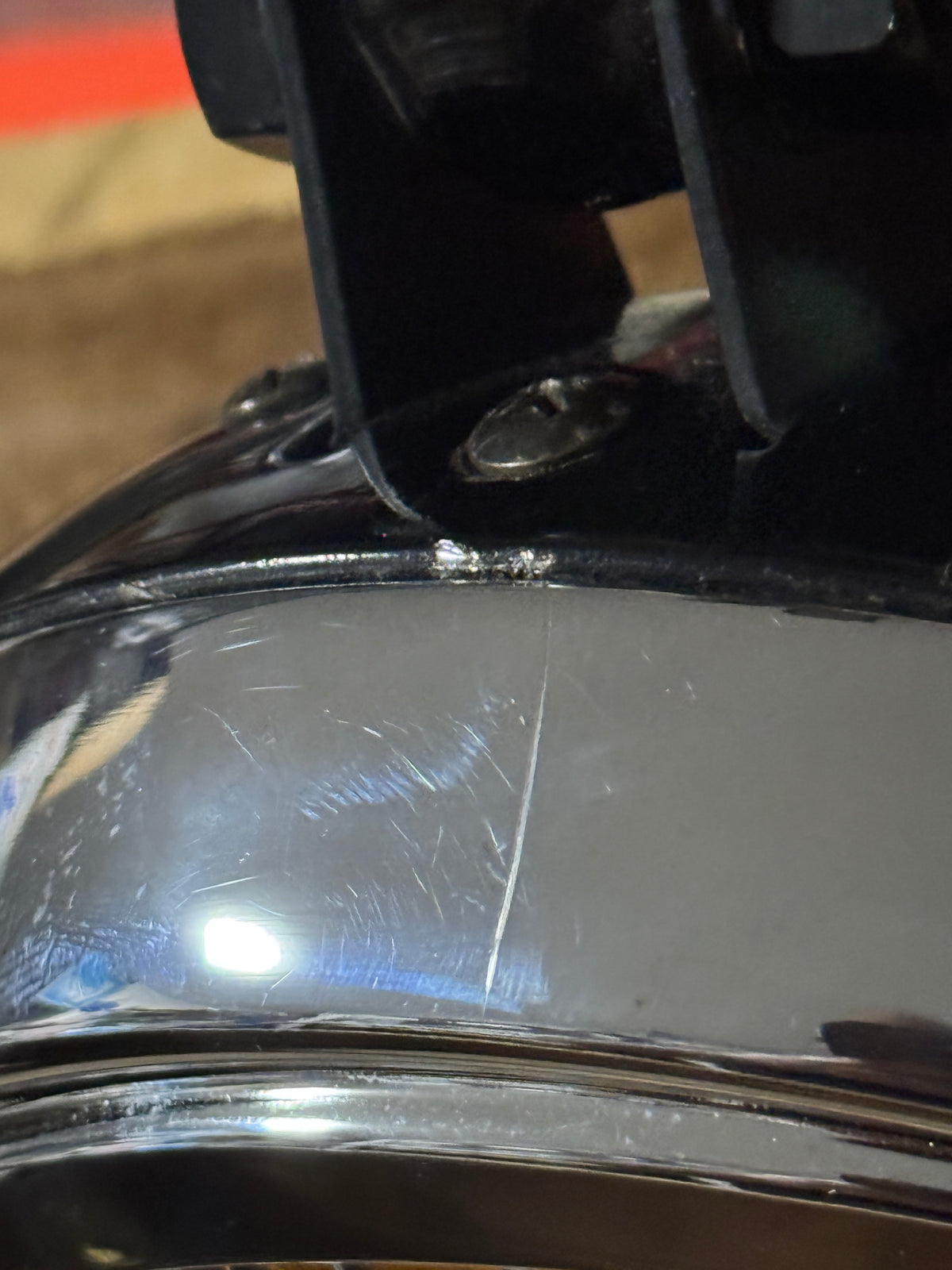Mesh Amber Spot Light - Used
