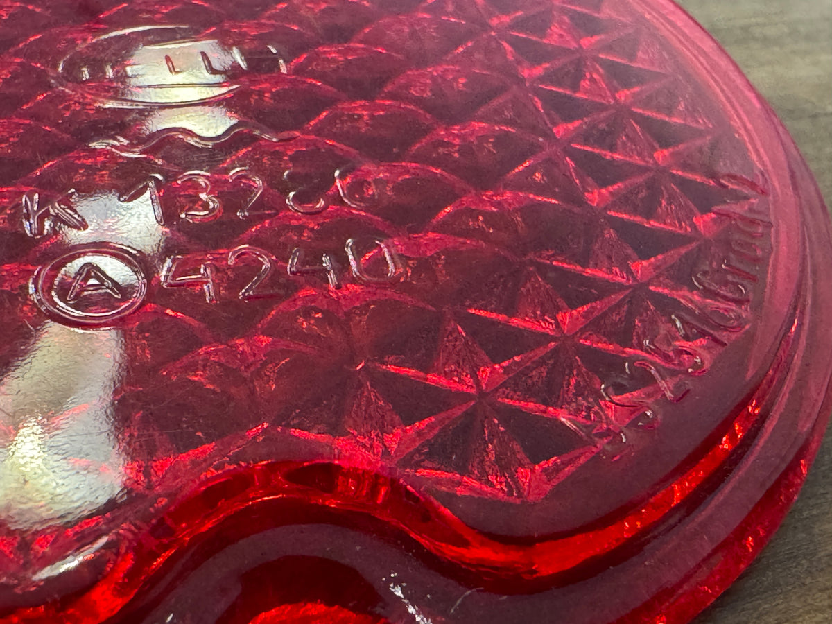 Rear Red Light Lense Hella Stamped