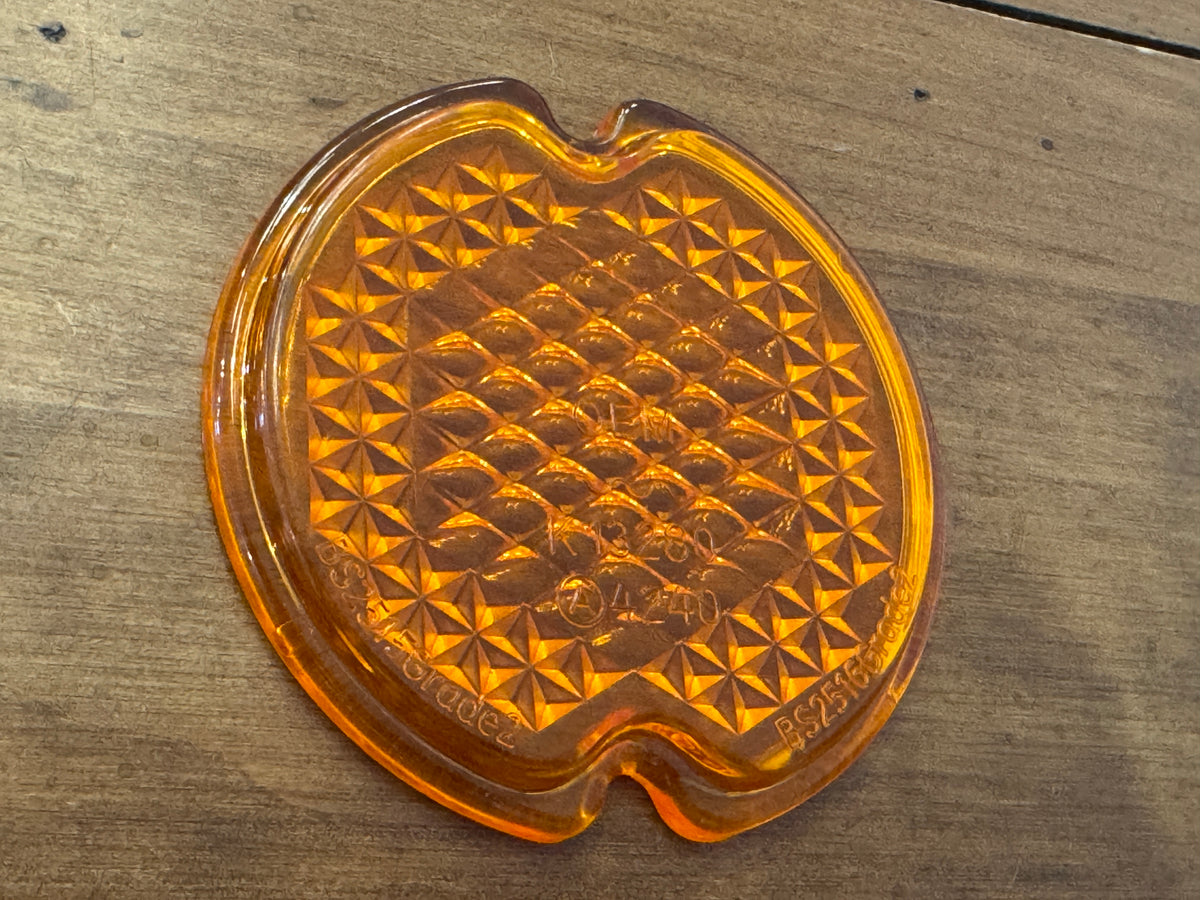 Amber Split Window Bus Rear Light Lens