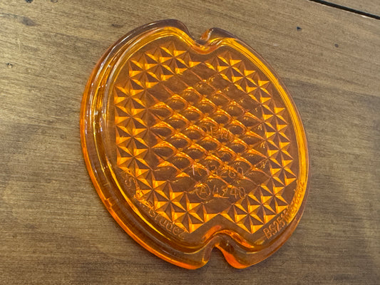Amber Split Window Bus Rear Light Lens