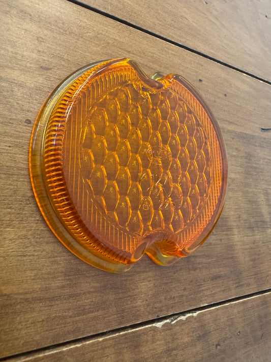 Amber Hella Rear Light Lens Glass
