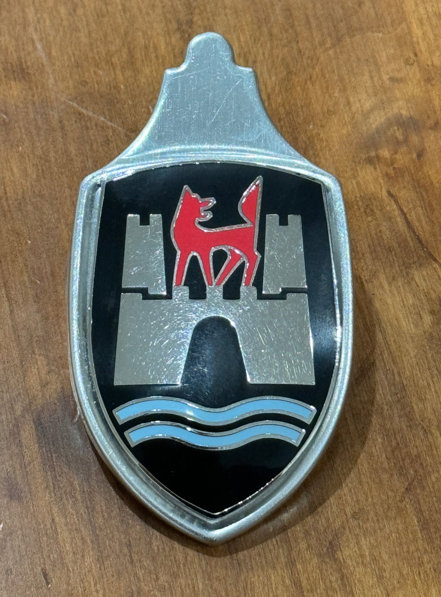 Front Hood Emblem With Base