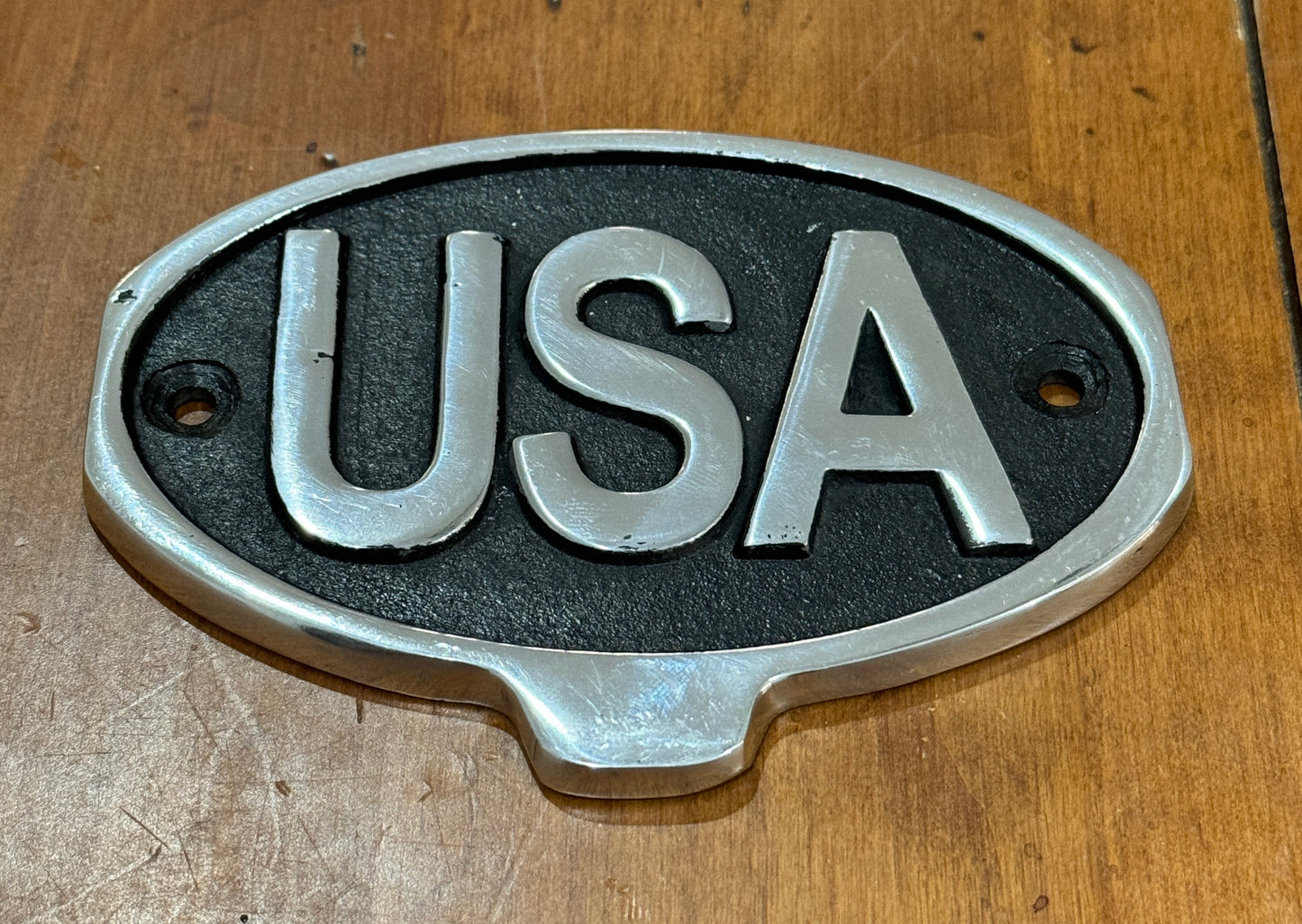 USA Country SIgn - Cast Aluminum