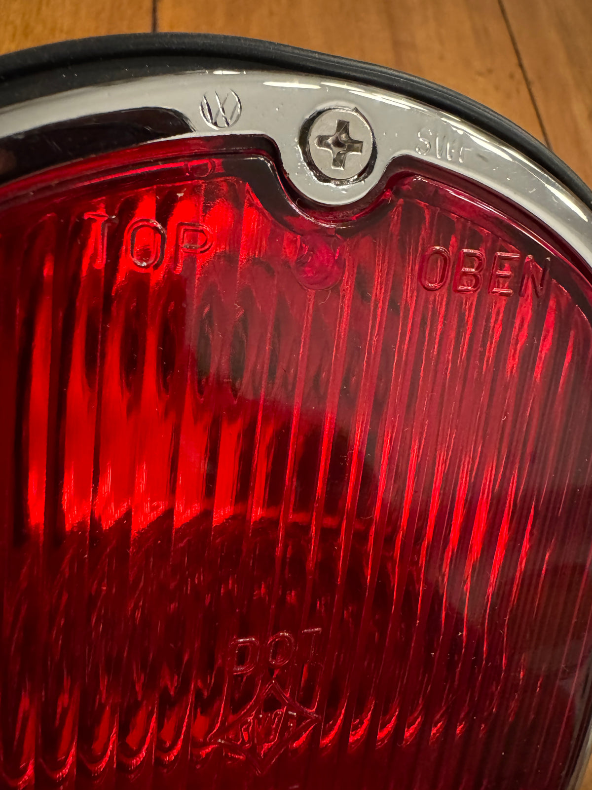 Rear Light Units USA Style SWF With Metal Housing - Pair