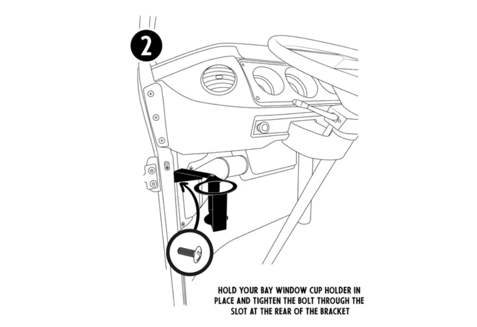 Baywindow Bus Retractable Cup Holder