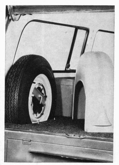 Spare Wheel Mounting Kit.