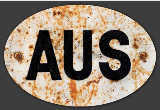 Magnetic Patina Australia AUS Country Badge