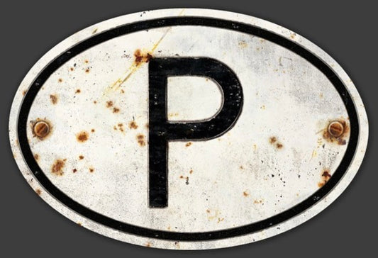 Magnetic Patina Portugal P Country Badge