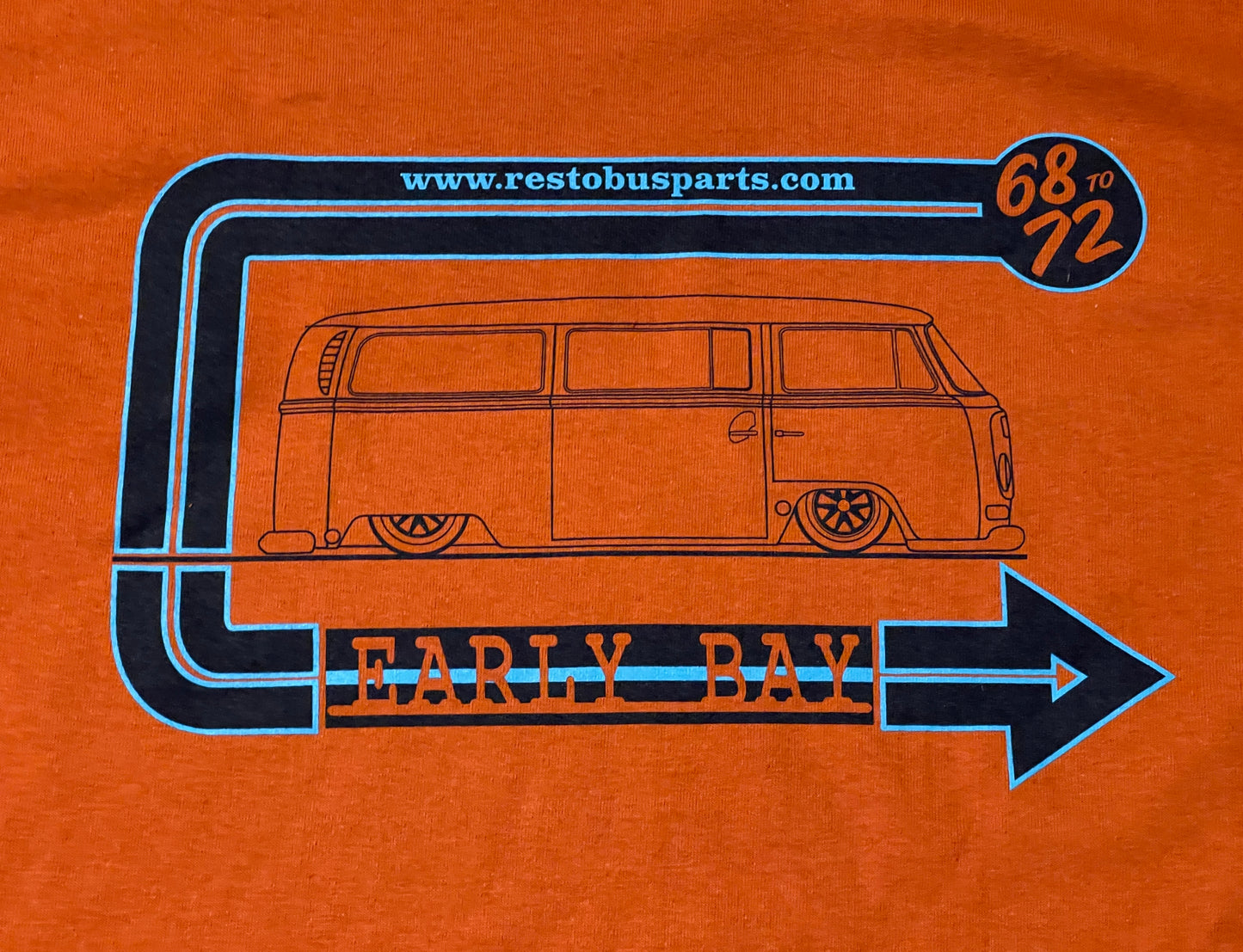 Earlybay t-shirt - Texas Orange